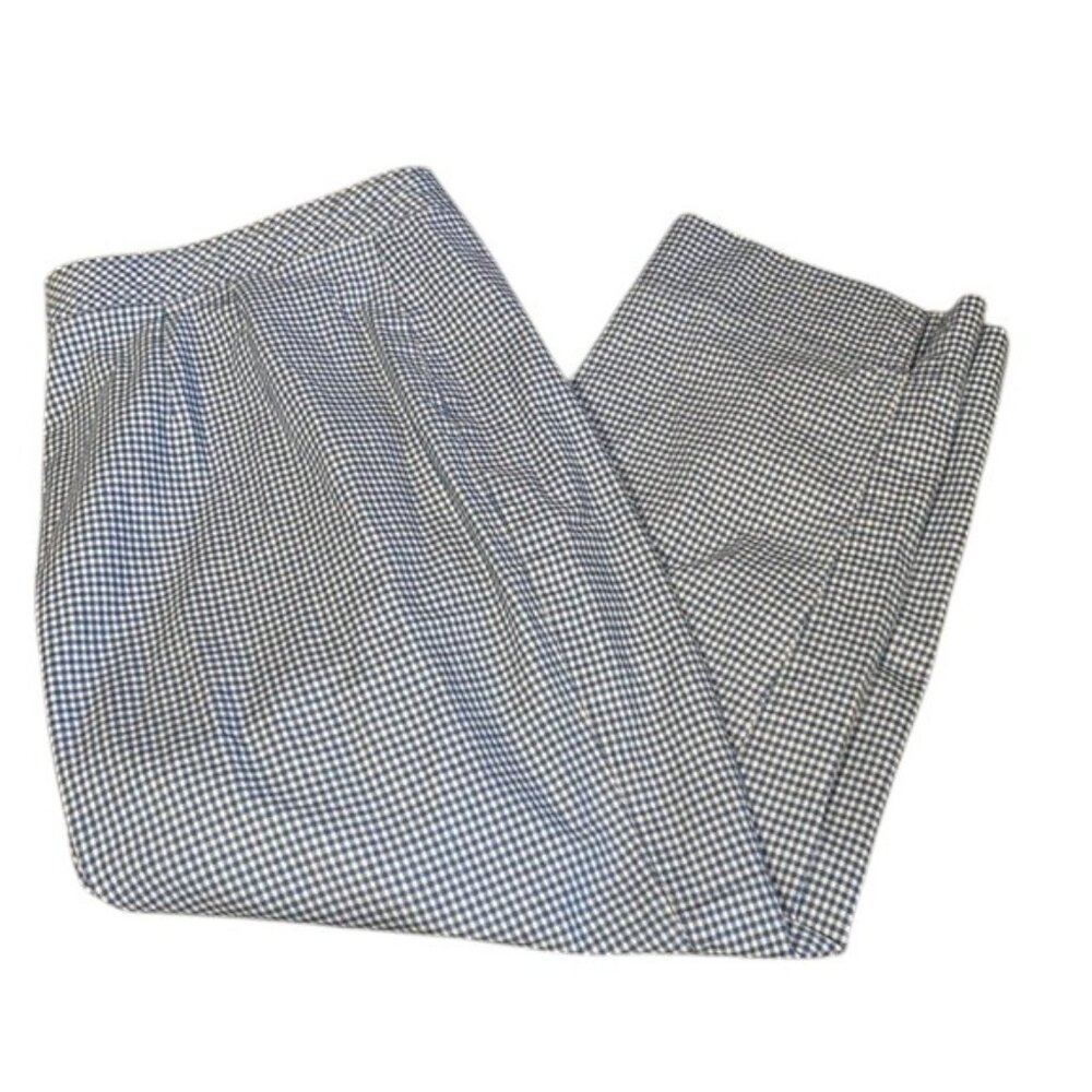 🛑LAST CHANCE🛑Blue & White Checkered Stretch Pants